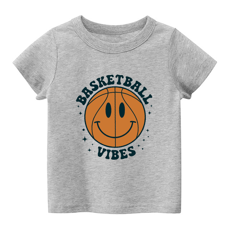 Basketball Vibes Sports Kids Shirt
