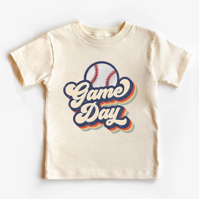 Baseball Game Day Sports Kids Shirt