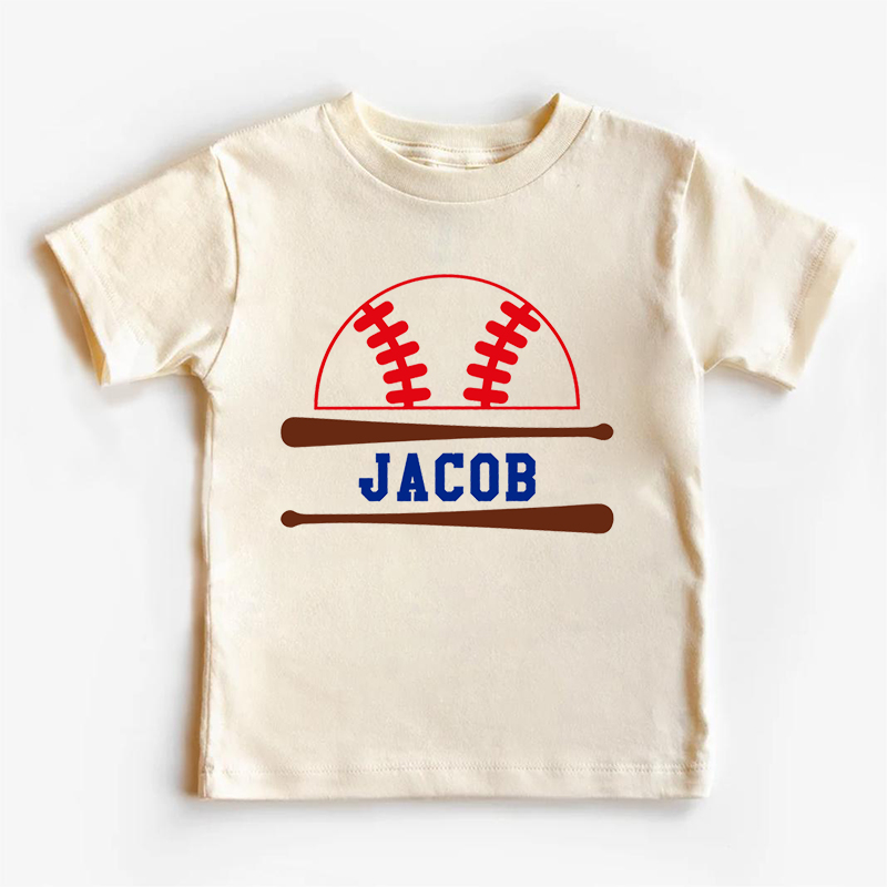 [Copy]Personalized Baseball Bat Kids Shirt