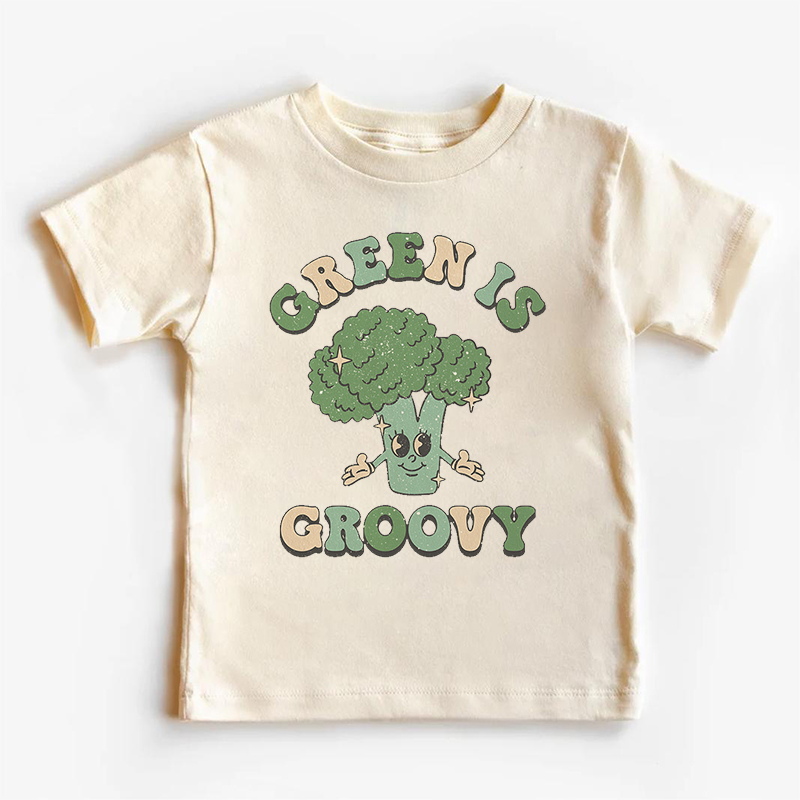 Green Is Groovy Kids Shirt