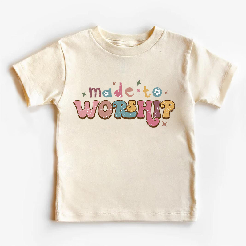 Made To Worship Kids Shirt