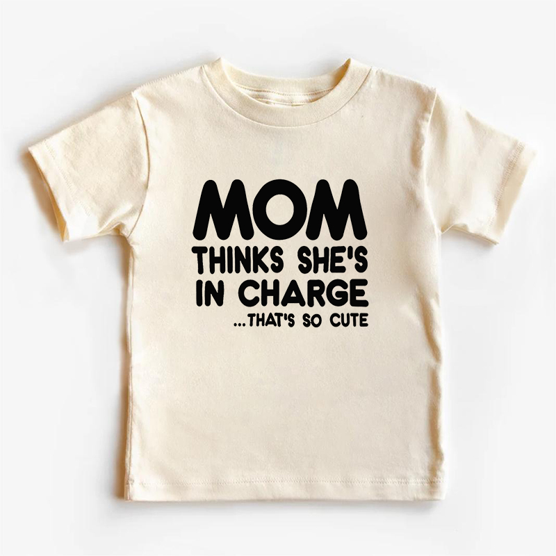 Mom In Charge Kids Shirt