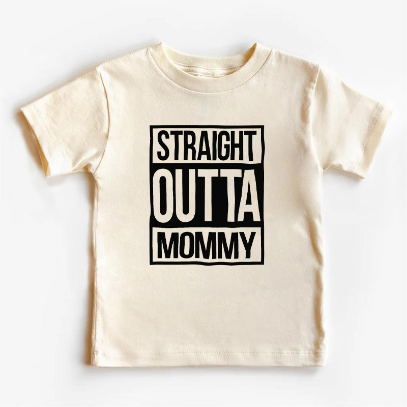 Straight Outta Mommy Kids Shirt