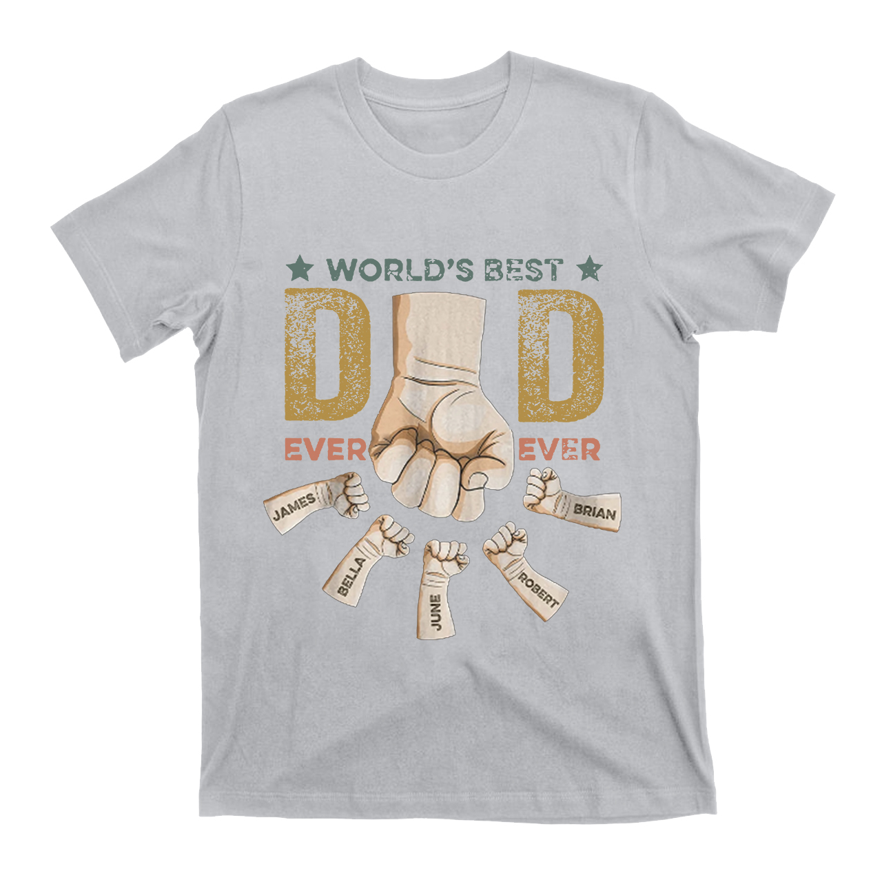 Best Dad Ever Ever PersonzalFather Funny Shirt