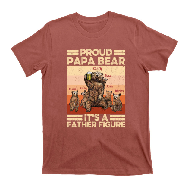 It's A Father Gigure Personzalized Father Funny Shirt