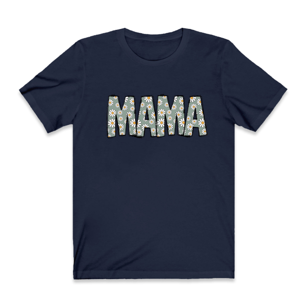 Mama Retro Flower T-Shirt