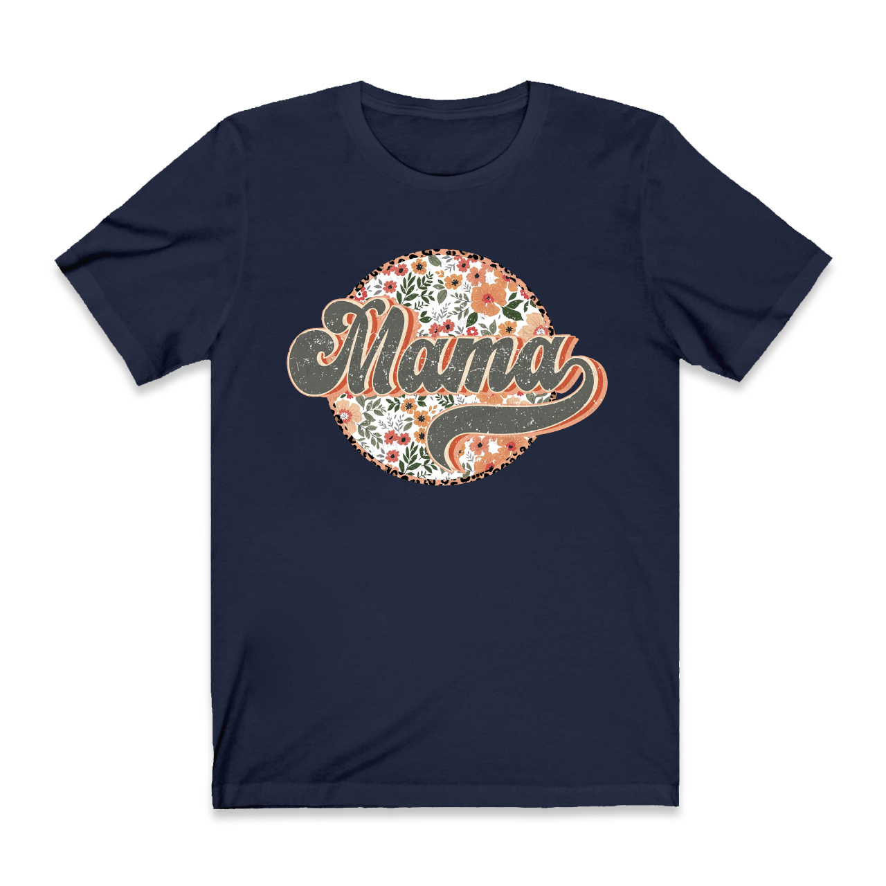 Groovy Boho Floral Mama T-Shirt