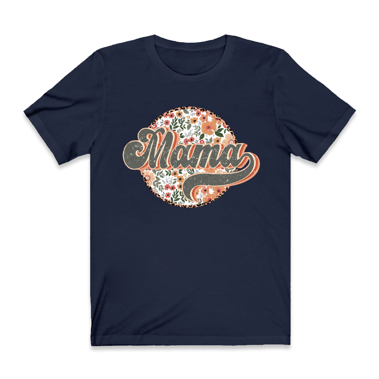 Groovy Boho Floral Mama T-Shirt