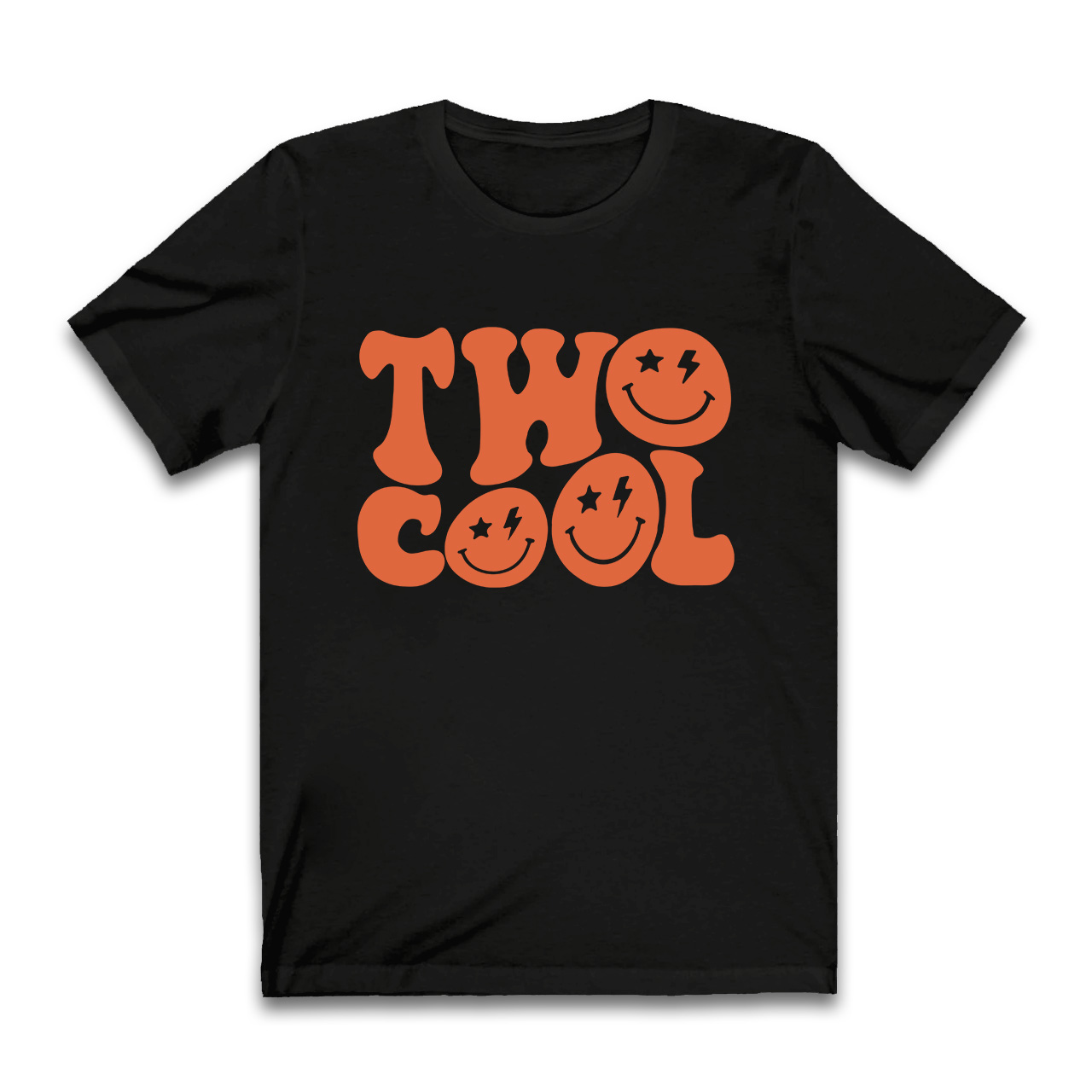 Two Cool Happy Face Retro T-Shirt