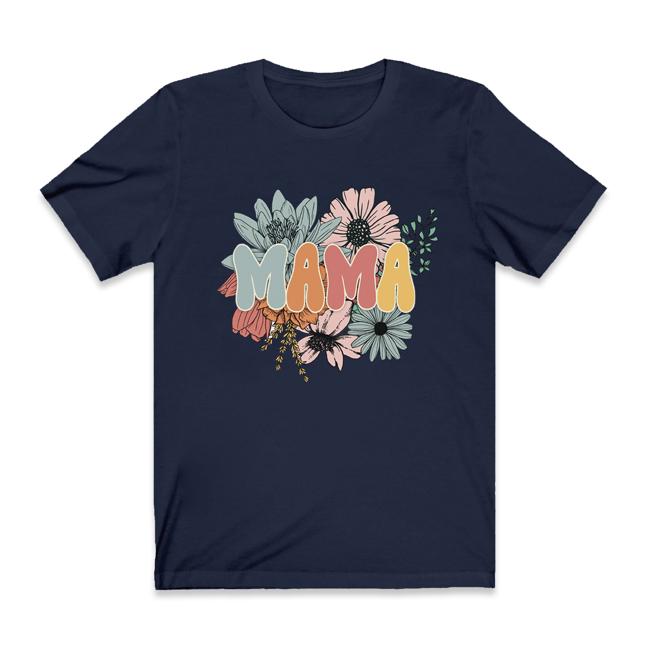 Retro Floral Gift Tees For Mom