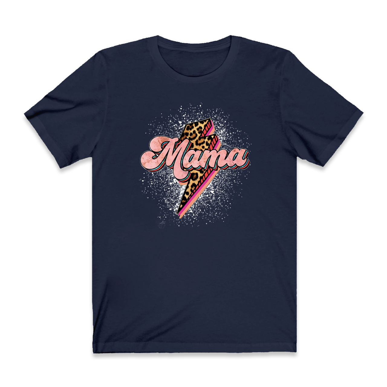 Leopard Momlife Mama Shirt