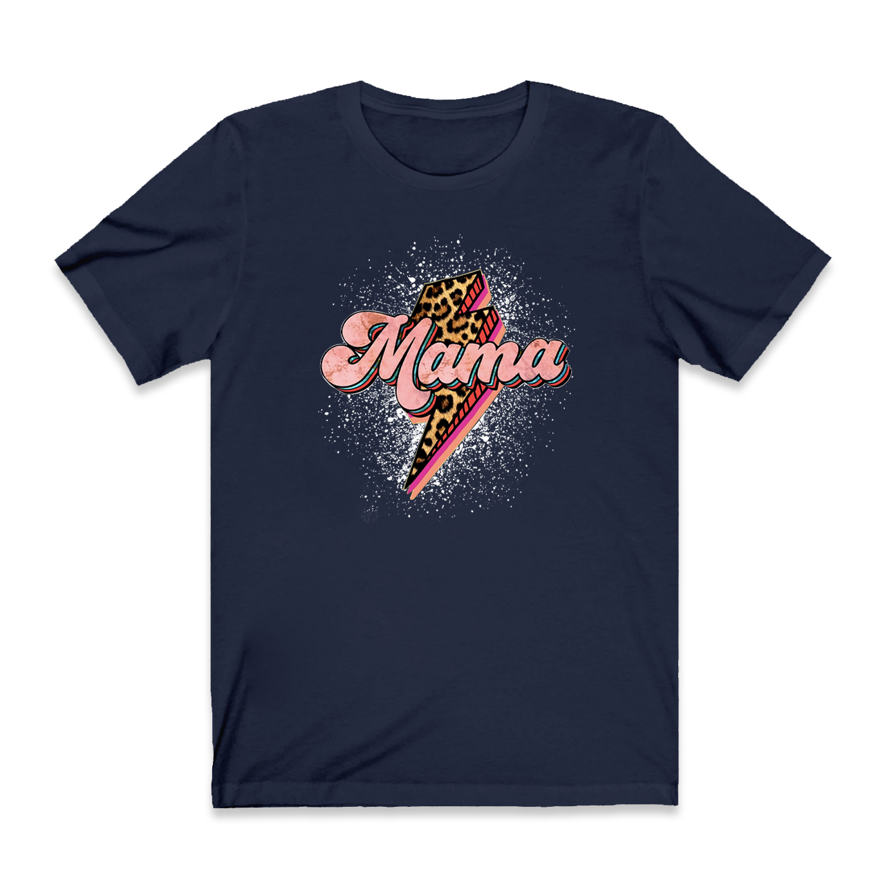 Leopard Momlife Mama Shirt