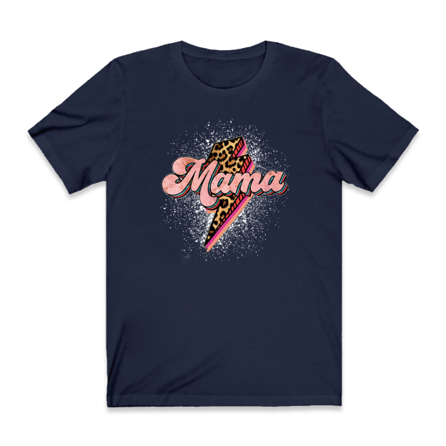 Leopard Momlife Mama Shirt