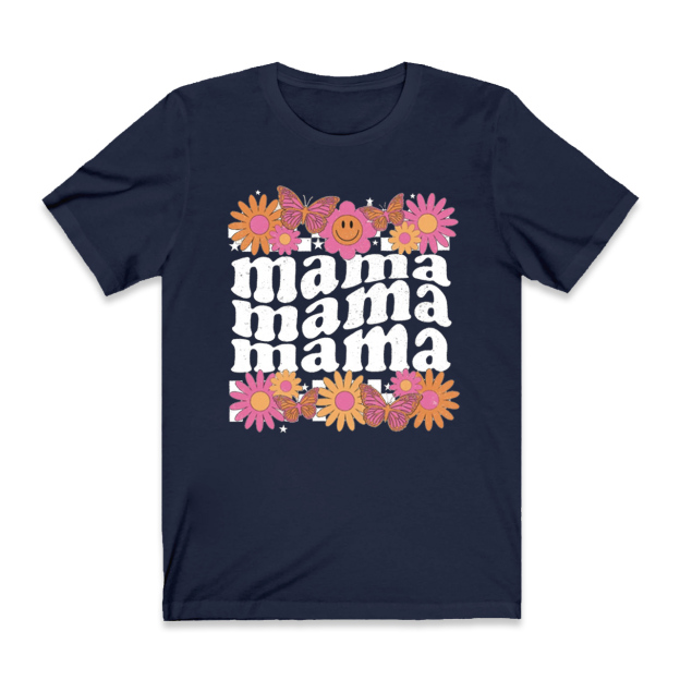 Floral Mama Shirt Retro Style