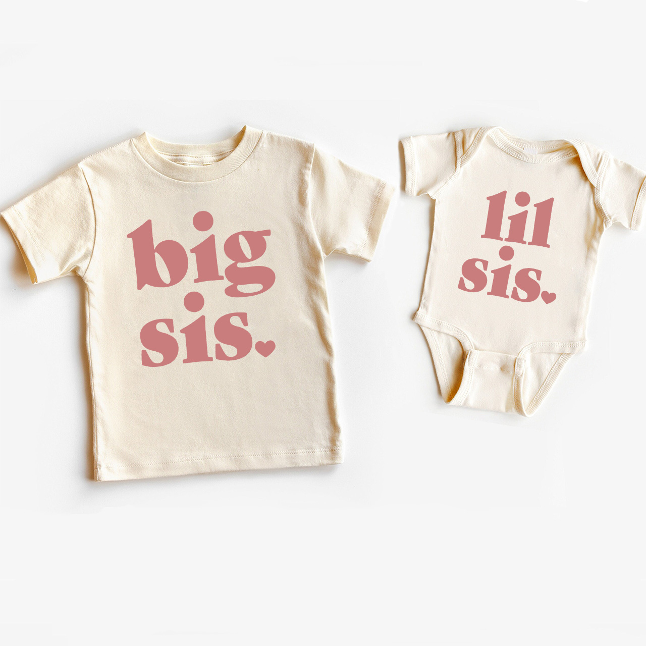 Big Sister Little Sister-Siblings Matching Tees