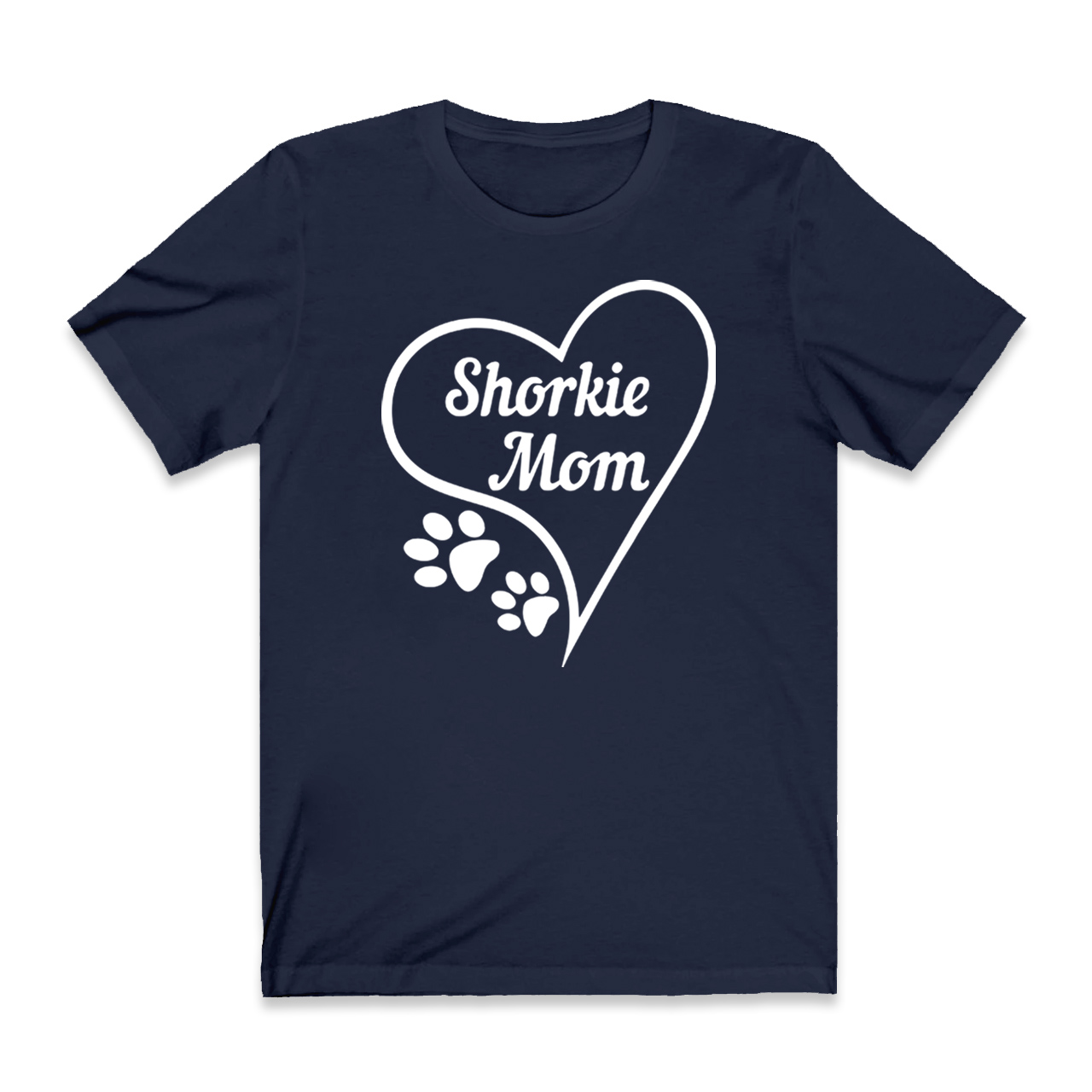 Shorkie Dog Print Mom Shirt