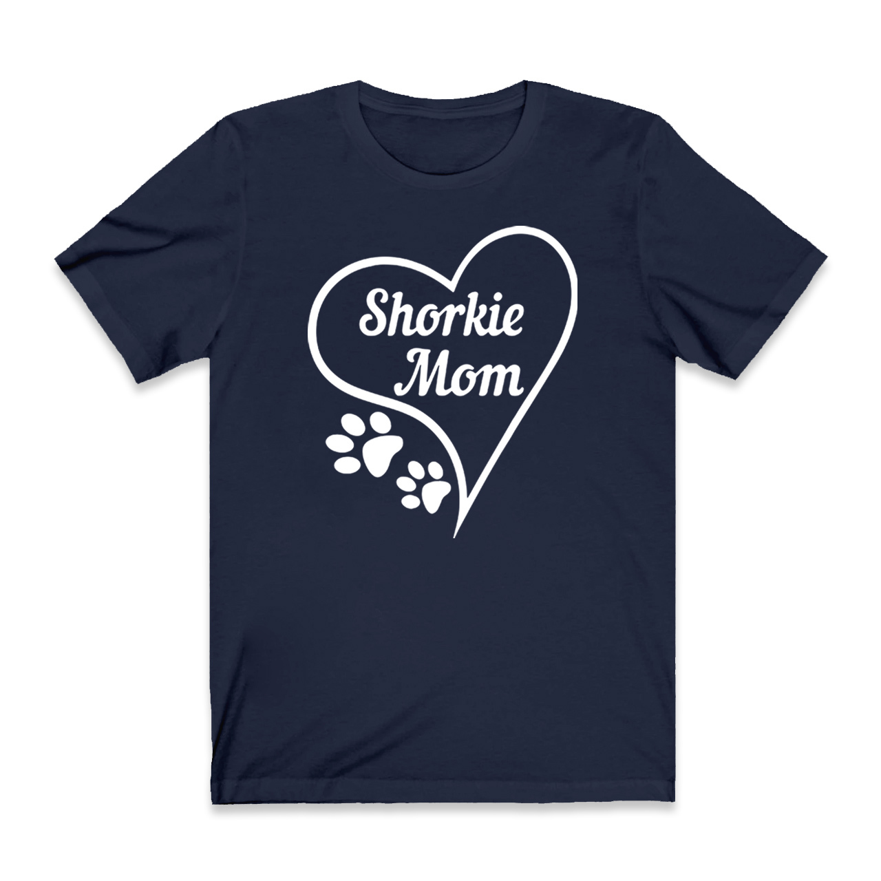 Shorkie Dog Print Mom Shirt