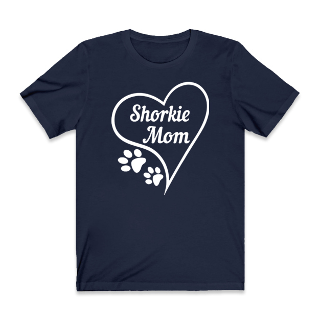 Shorkie Dog Print Mom Shirt
