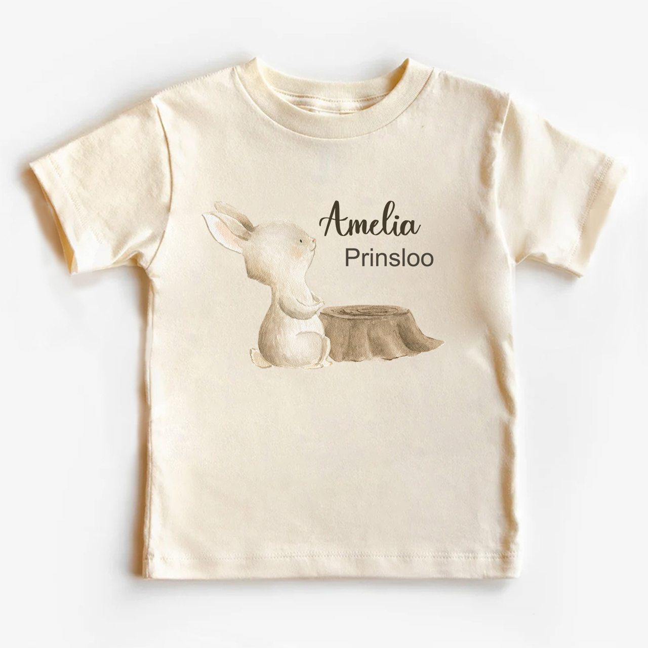 Personalized Meditating Bunny Shirt For Kids