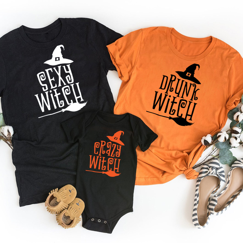 Customized Witch Family Matching Shirt