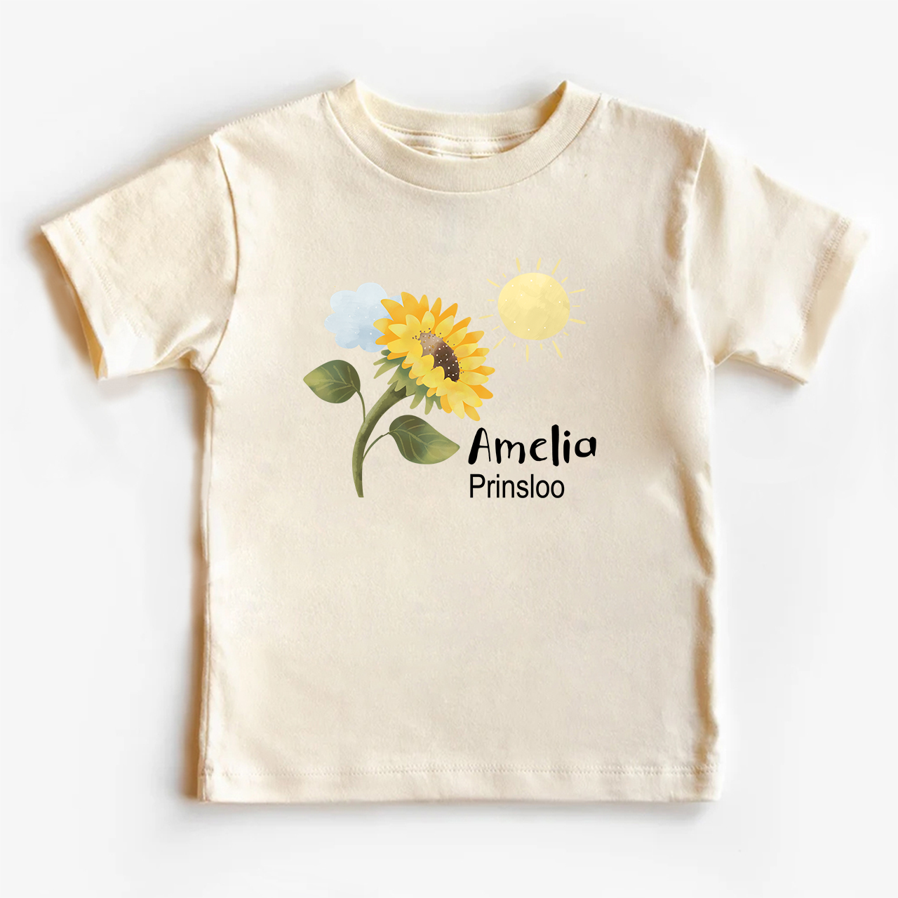 Personalized Sunflower Shirt For Kids