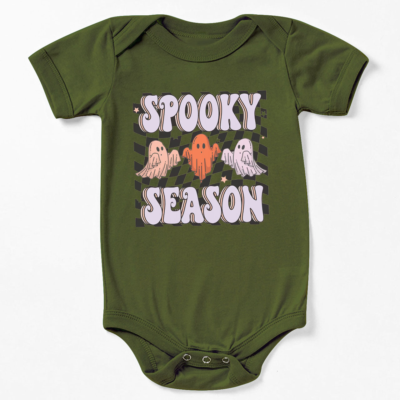 Spooky Season - Retro Halloween Baby Bodysuit