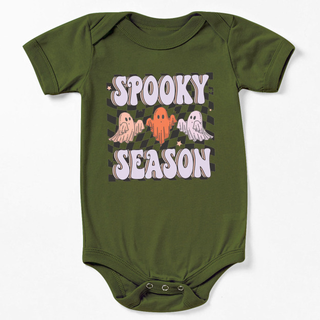 Spooky Season - Retro Halloween Baby Bodysuit
