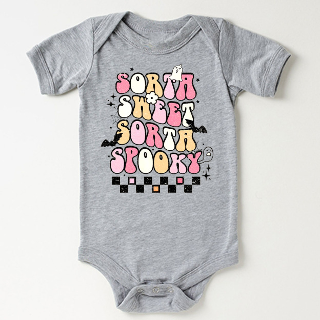 Sorta Sweet Sorta Spooky Halloween Baby Bodysuit