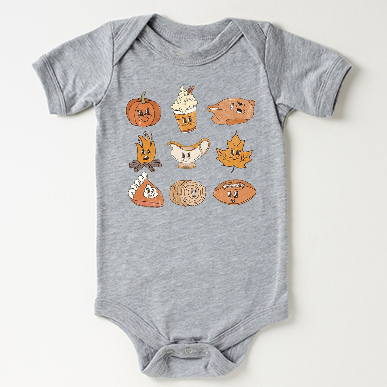 Autumn Natural Halloween Baby Bodysuit