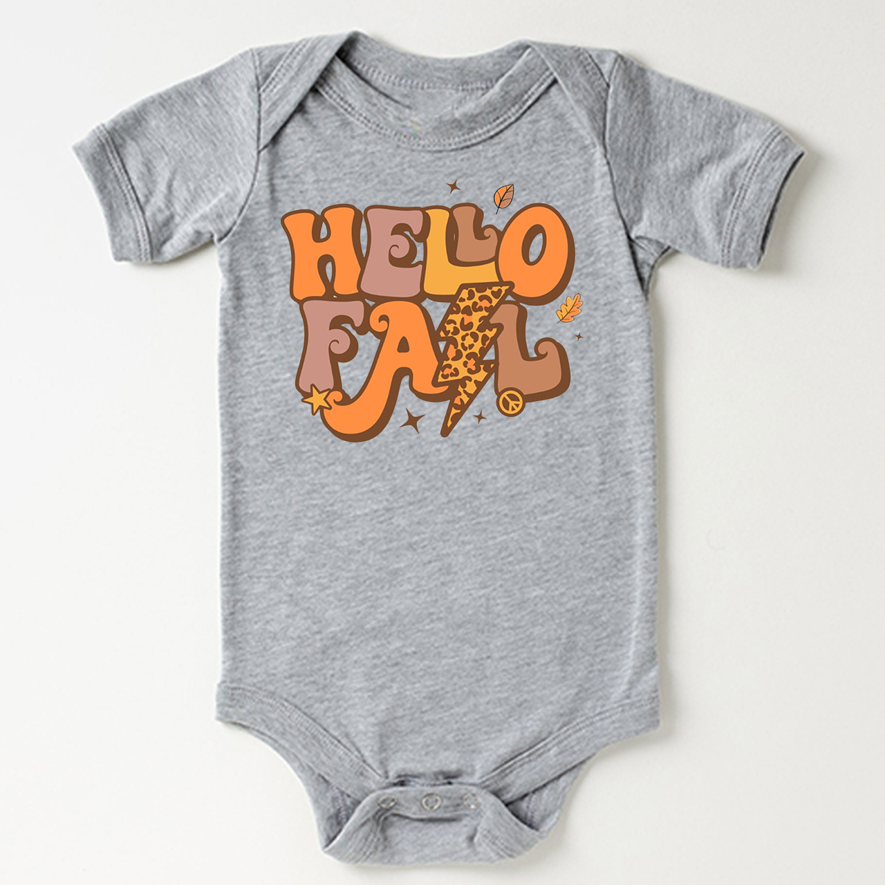 Hello Fall Cute Baby Bodysuit
