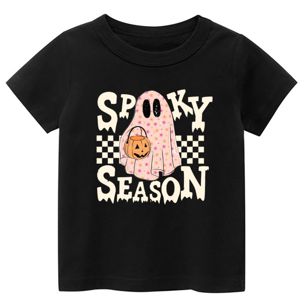 Spooky Season Happy Halloween Kids Shirt
