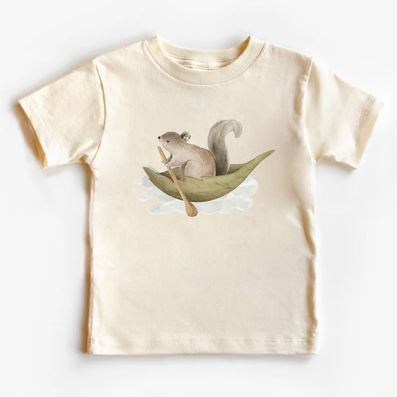 Little Squirrel Rowing Shirt For Kids