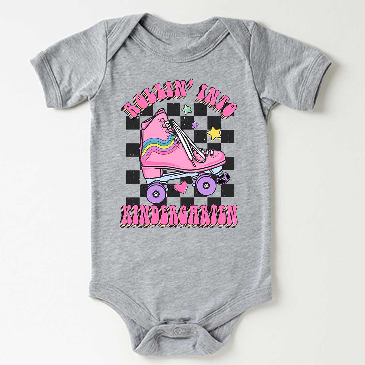 Rollin Into Kindergarten Back To School Bodysuit