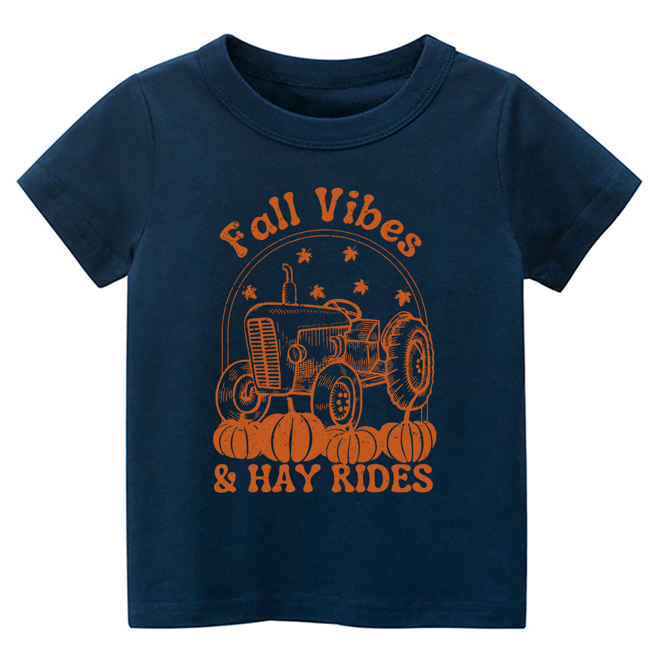 Fall Vibes And Hayrides Kids Shirt
