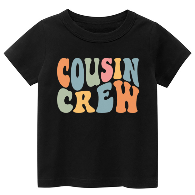 Retro Cousin Crew Shirts For Kids