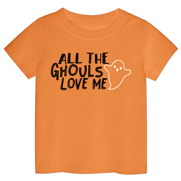 Halloween All The Ghouls Love Me Kids Shirt 