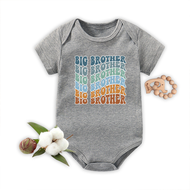 Retro Big Brother Baby Bodysuit