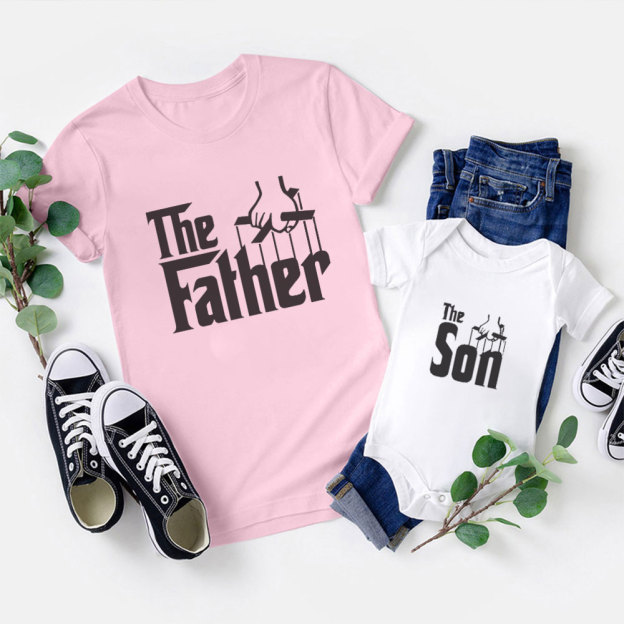 Jedi Master Young Padawan Dad&Me Matching Shirts