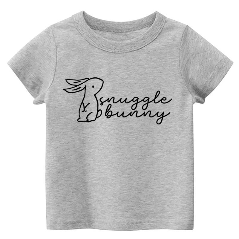 Cute Snuggle Bunny Easter Kids T-Shirt