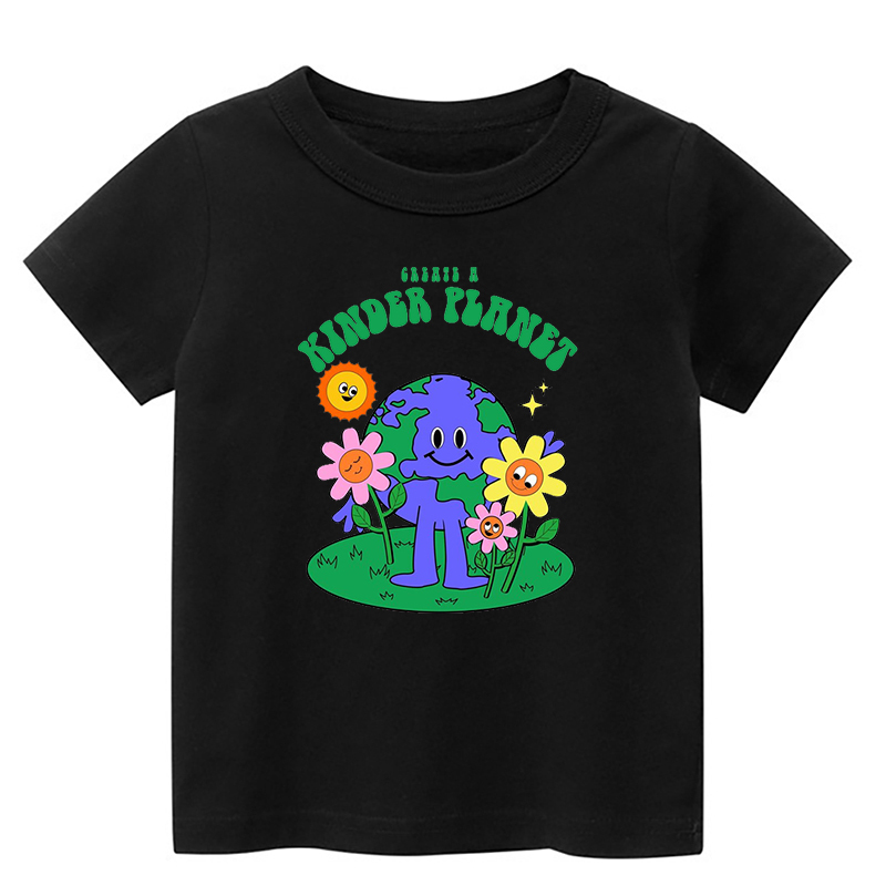 Kinder Planet Earth Day Kids T-Shirt
