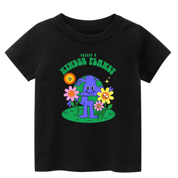 Kinder Planet Earth Day Kids T-Shirt