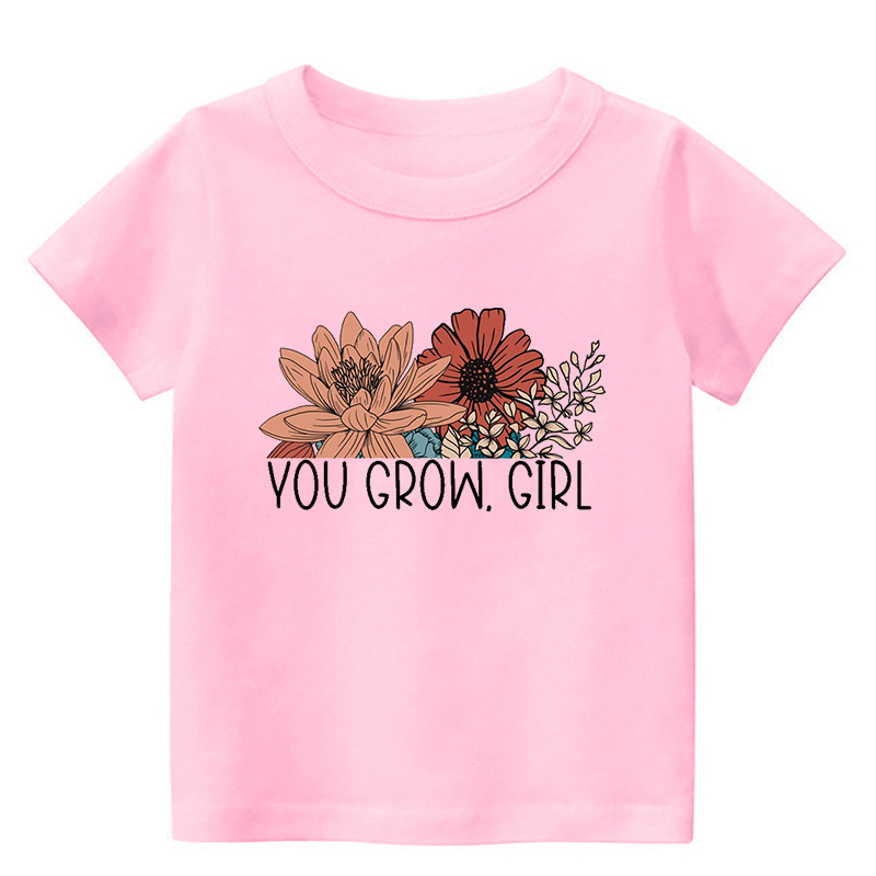 You Go Girl Flower Toddler Shirt
