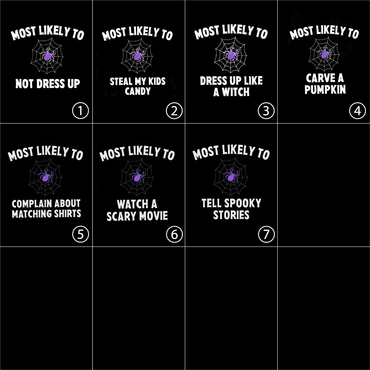 Most Likely To Personalized Halloween Matching Shirts