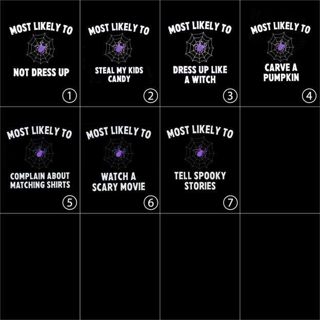 Most Likely To Personalized Halloween Matching Shirts