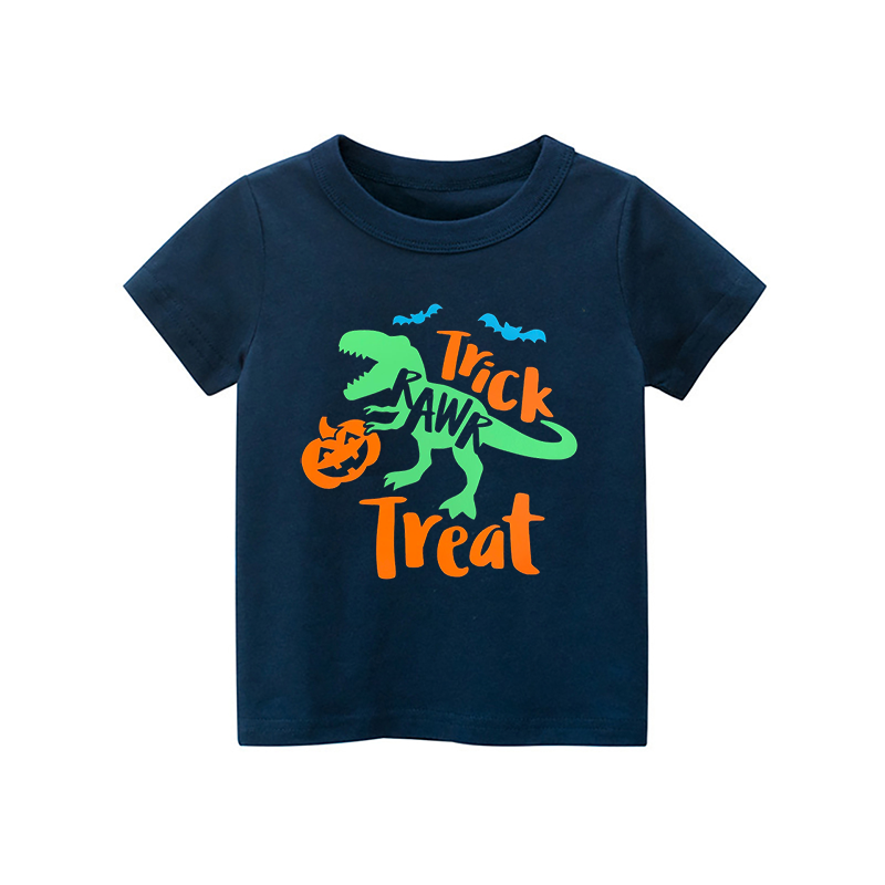Trick Rawr Treat Dinosaur Halloween T-shirt