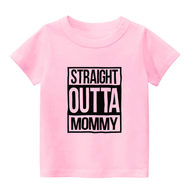 Straight Outta Mommy Kids Shirt
