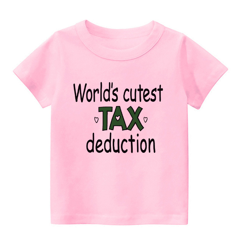 World's Cutest Tax Deduction Kids Shirt