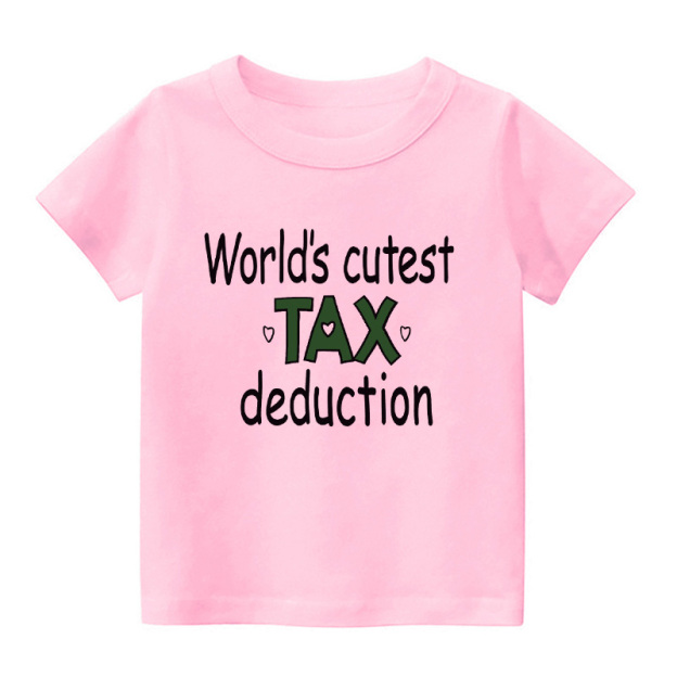 World's Cutest Tax Deduction Kids Shirt