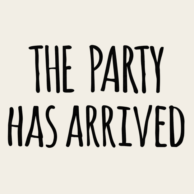 The Party Has Arrived Kids Shirt