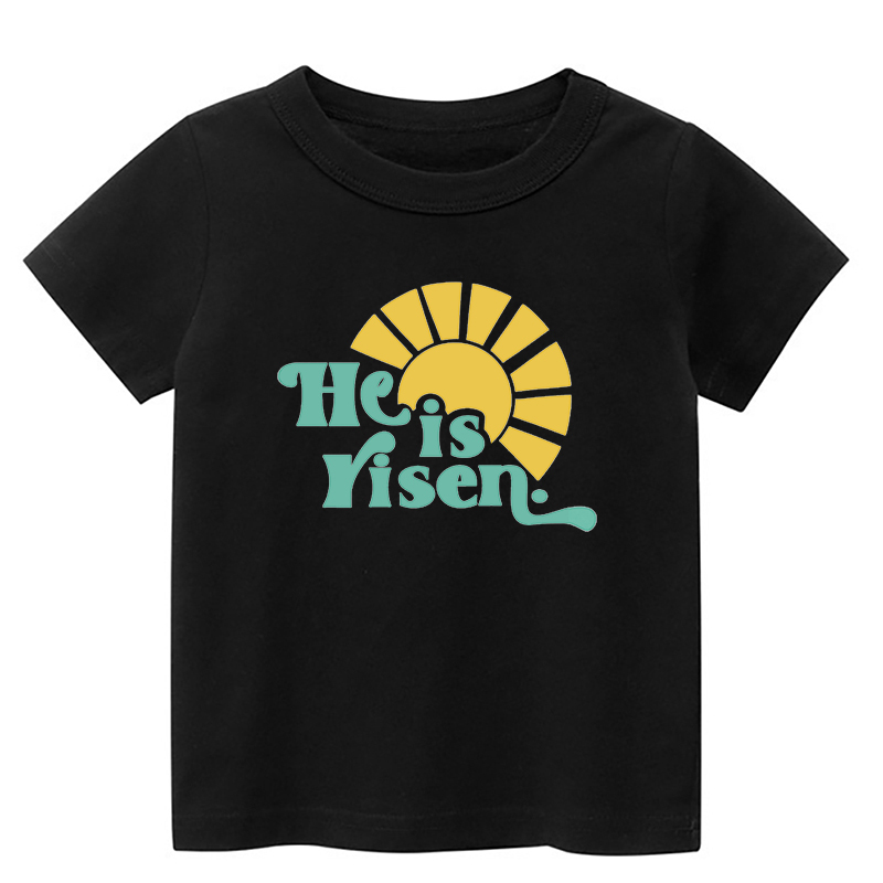 He Is Risen Easter Kids T-Shirt